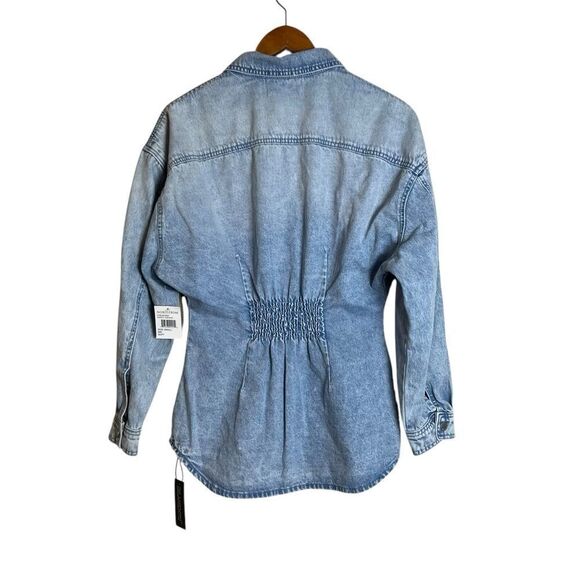 NWT! Blank NYC light denim shirt. Size small‎ - Picture 8 of 8